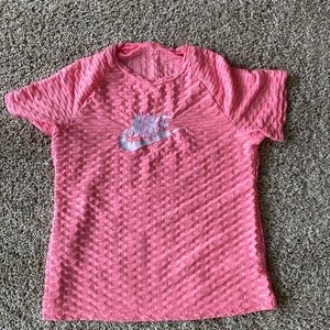 Hot pink Nike shirt